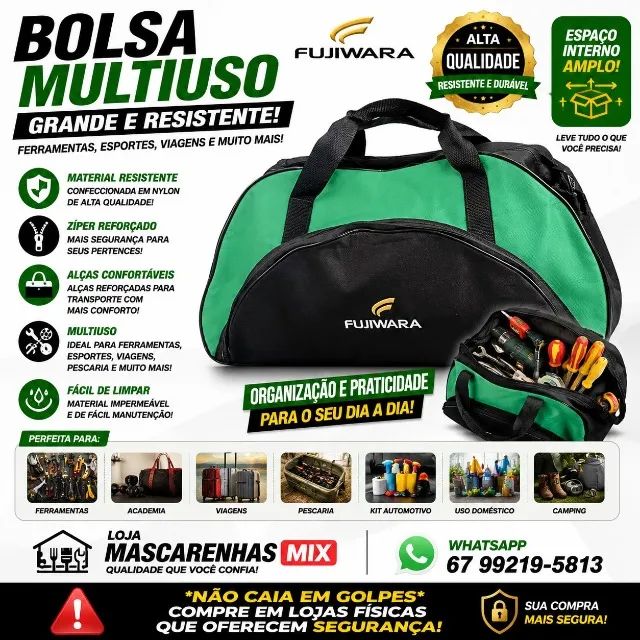 Bolsa Multiuso Grande Ferramentas Cod: 0138