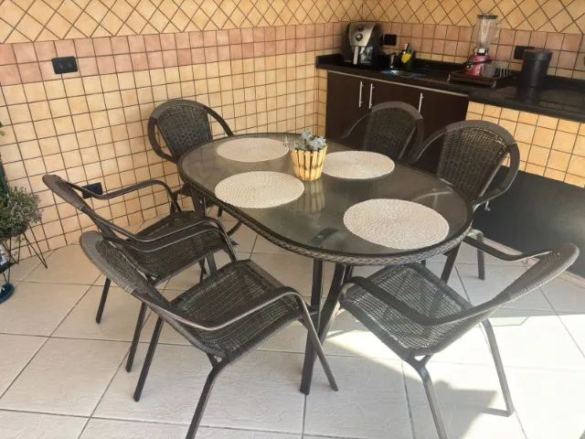 Mesa Varanda Gourmet vidro - Foto 2