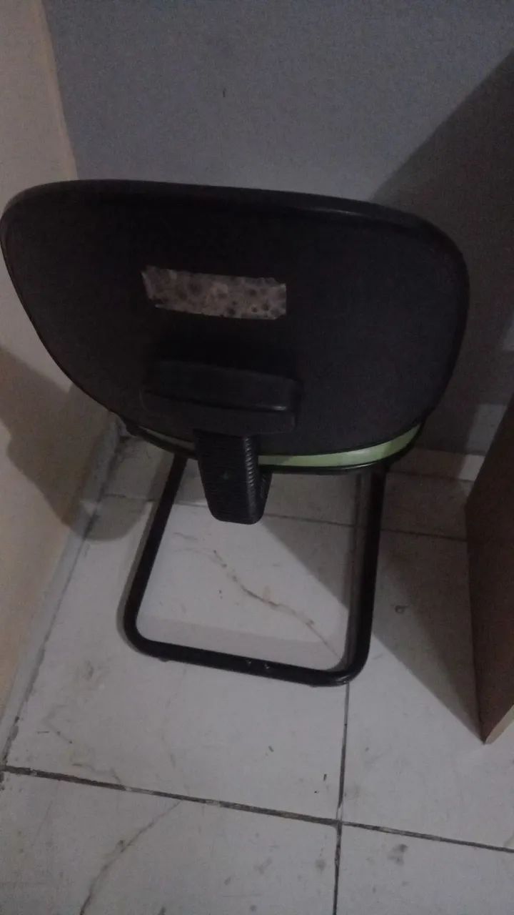 Cadeira Escritório Fixa Verde 