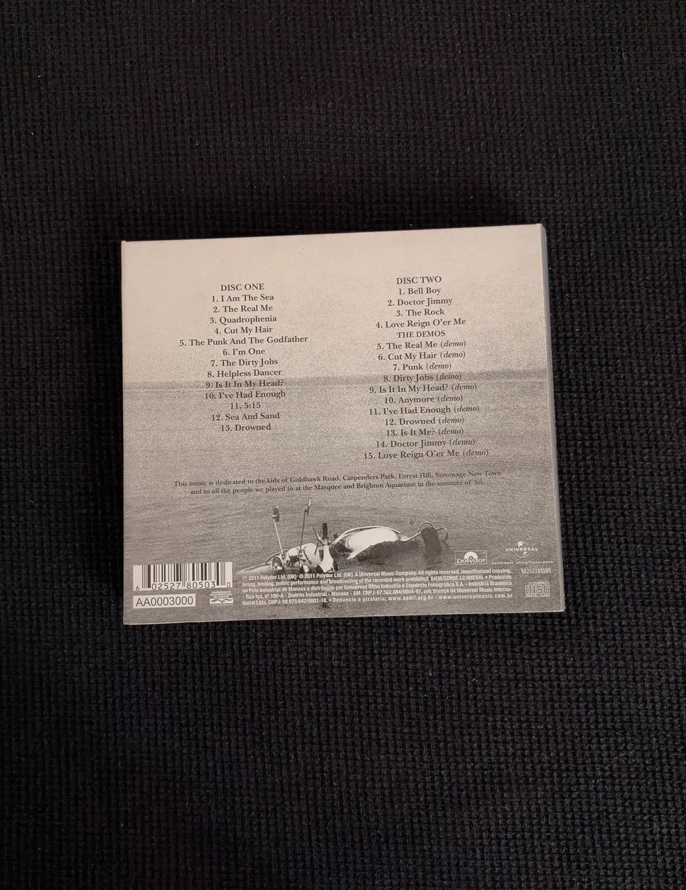 The who Quadrophenia CD duplo c/ encarte - Foto 2