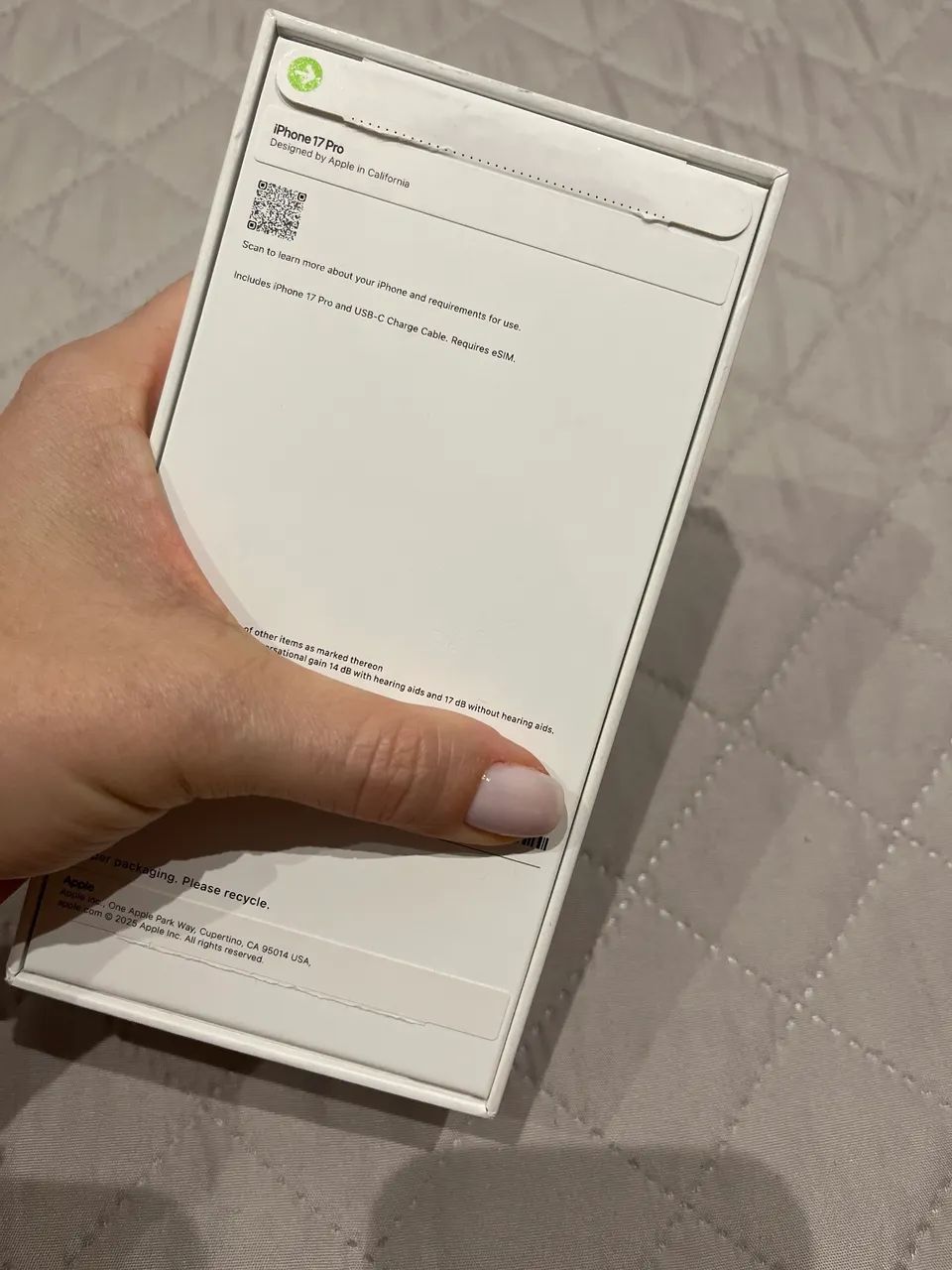 iPhone 17 Pro 256GB Silver ? NOVO, SEM USO - Foto 5