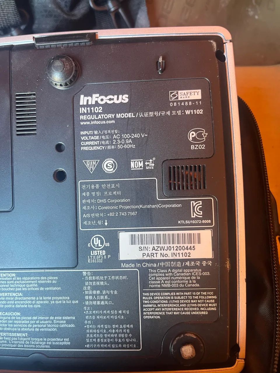 Projetor INFOCUS IN1102 - Foto 4