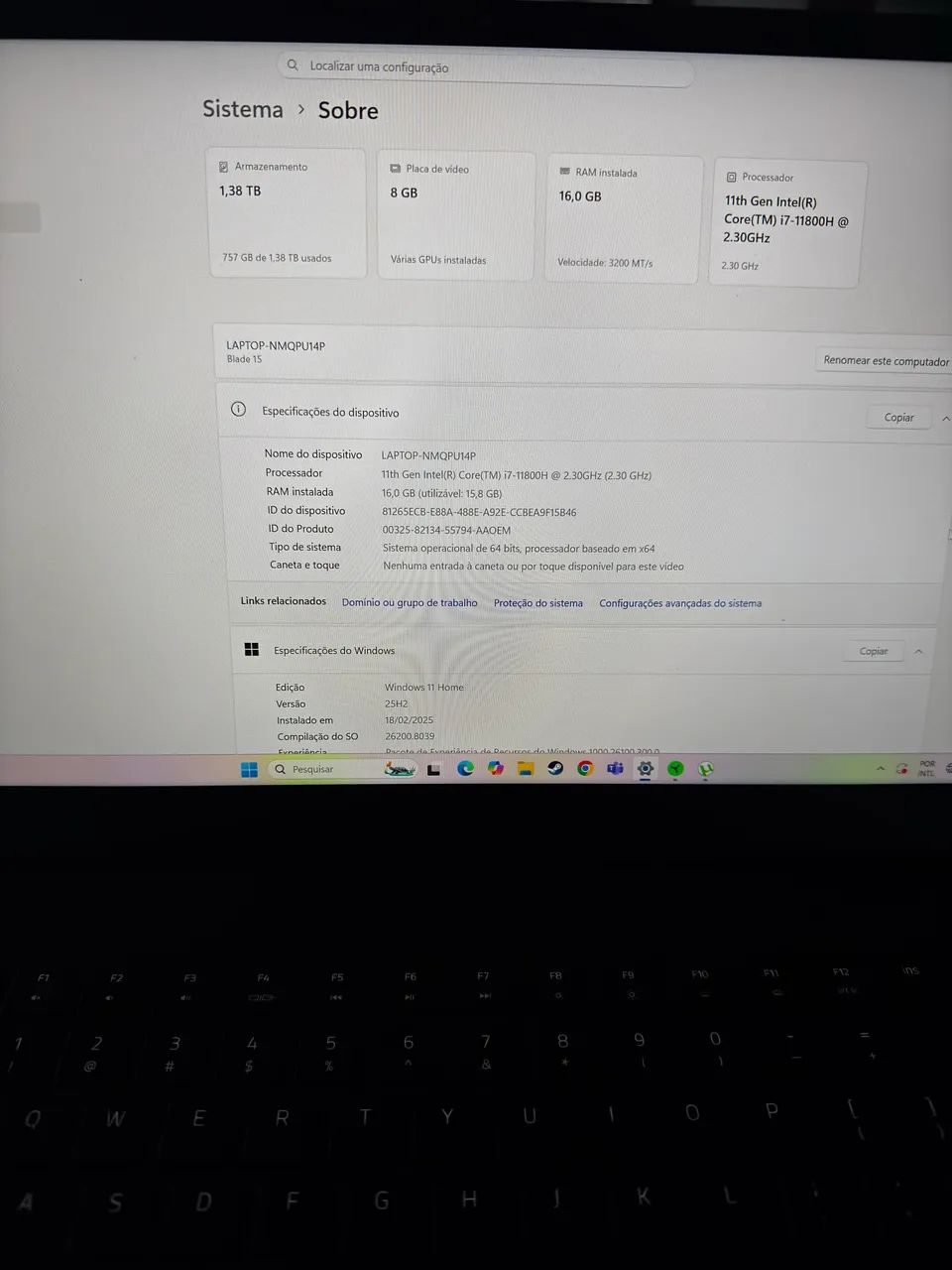 Notebook Razer Blade 15 Advanced - Foto 4