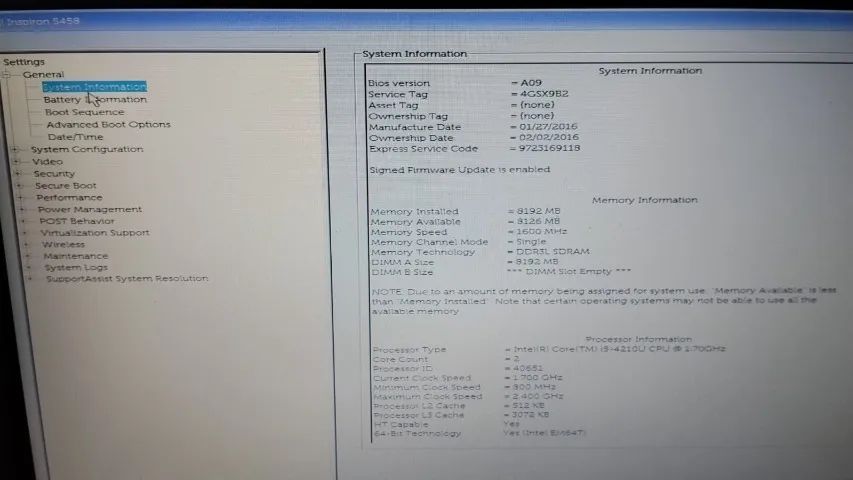 Notebook Dell Inspiron 5458 - i5 | 8GB RAM | SSD 240GB - Foto 4
