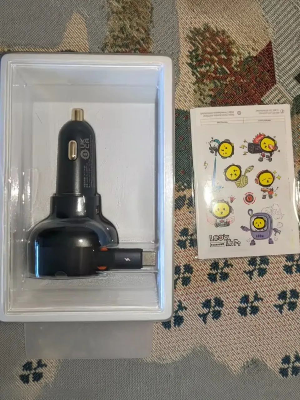 Carregador de Carro Retrátil Baseus USB-C 60W - Foto 4