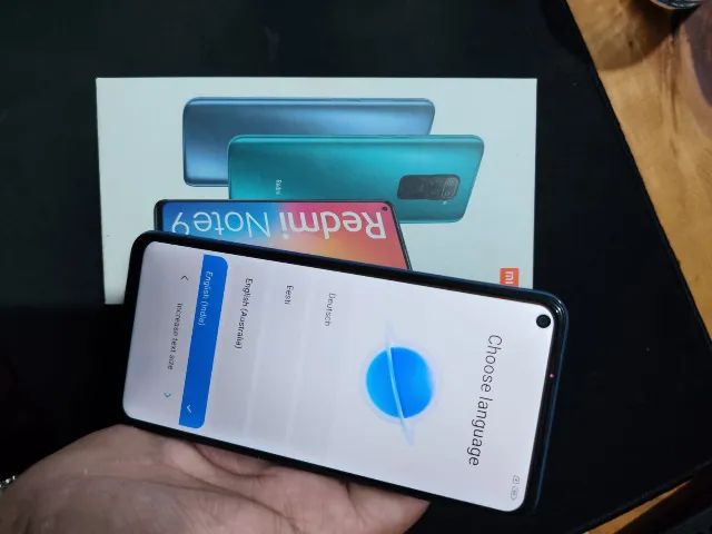 Celular semi novo Redmi Note 9 128gb Azul - Foto 4