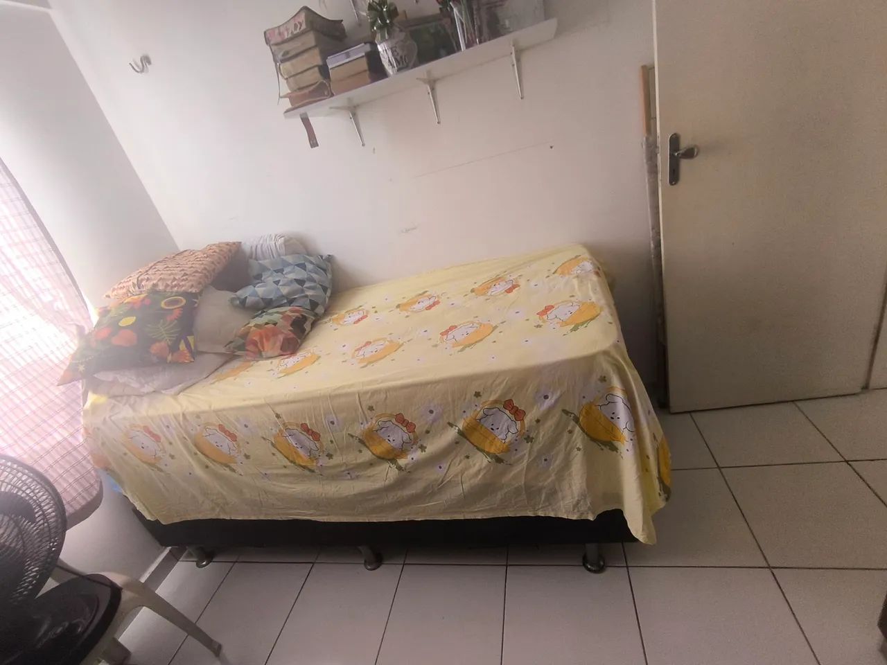 Cama com colchão box solteiro 
