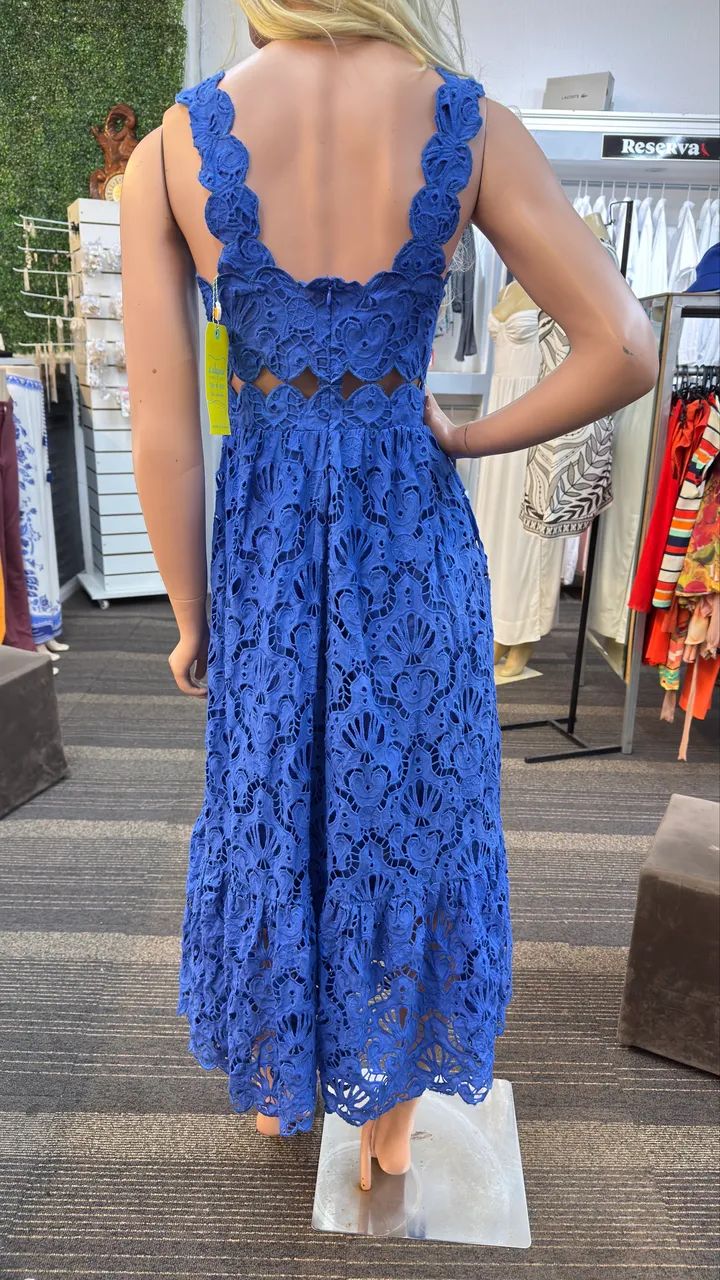 Vestido Cropped Laise Concha Farm  - Foto 2