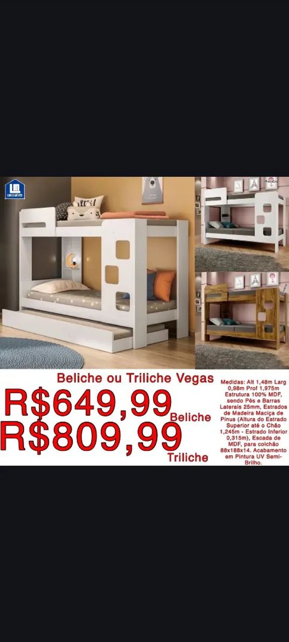 Treliche ou Beliche DIRETO DE FÁBRICA  - Foto 2