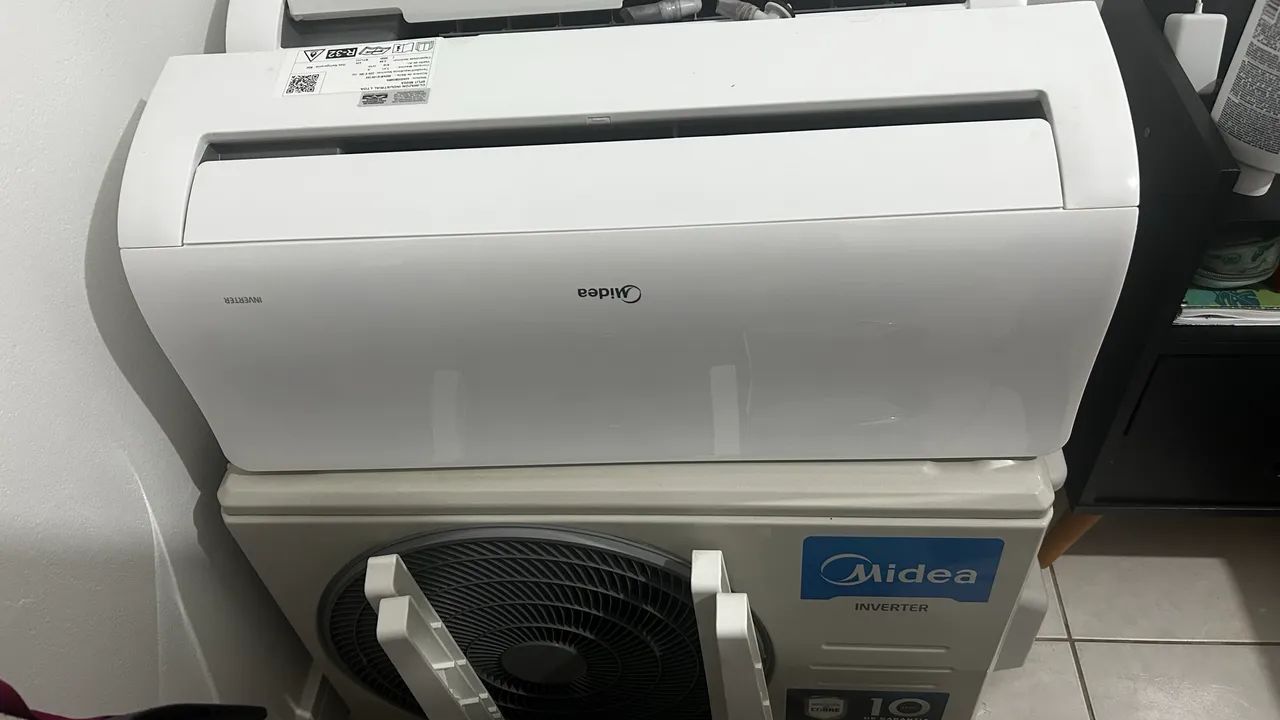 Ar-Condicionado Split Midea 9000 BTU Inverter - 220V (9 meses de uso) - Foto 2