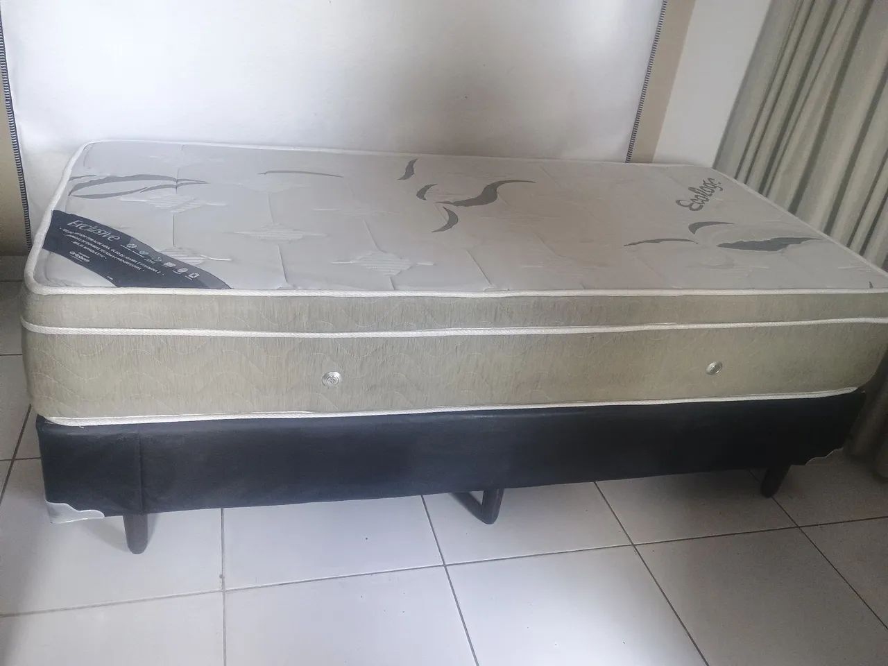 Cama box solteiro Ortobom semi-nova  - Foto 5