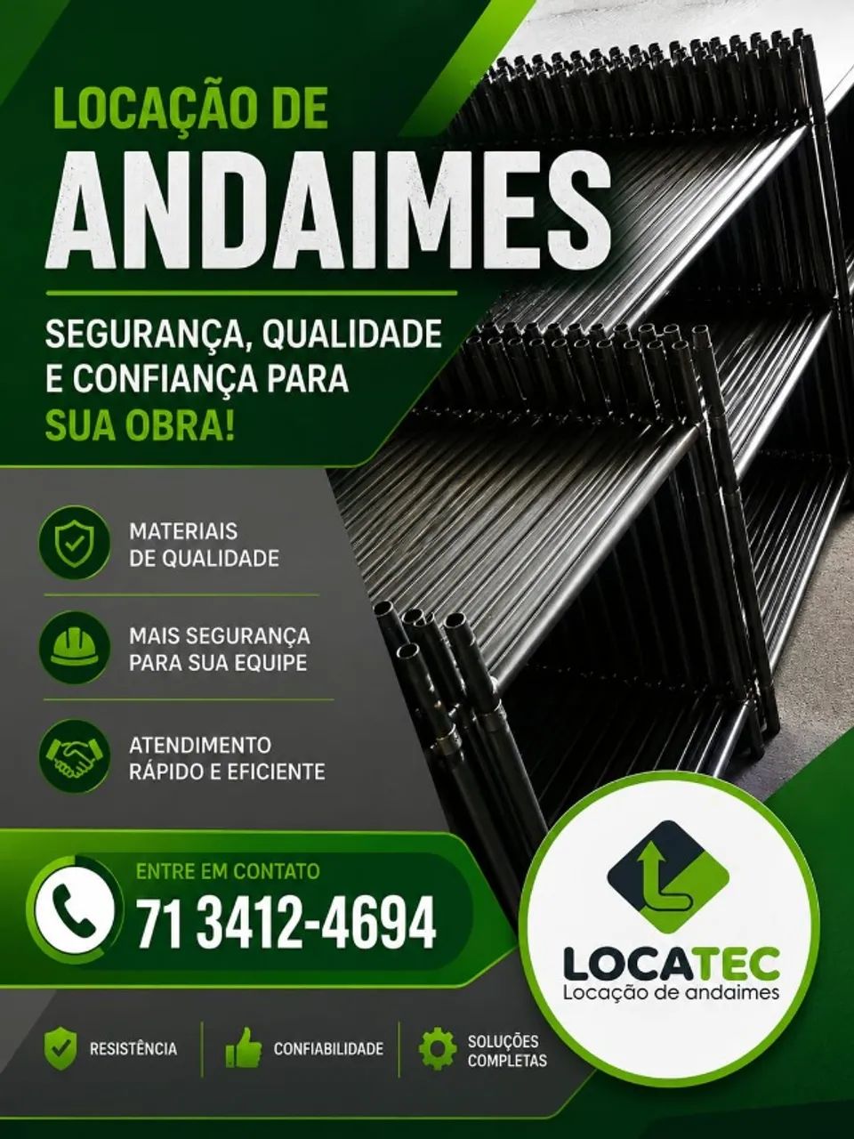 Aluguel de andaimes escadas e acessórios  - Foto 2