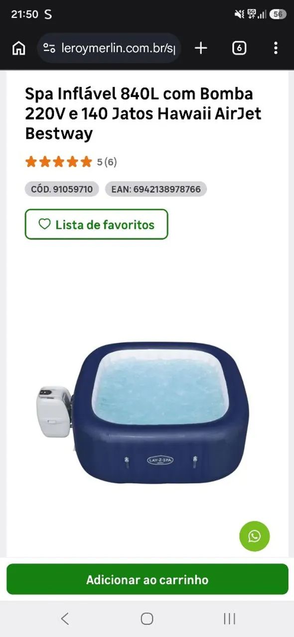 Hidro-spa lay-z hawaii  - Foto 3