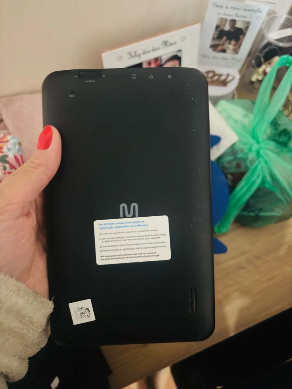 Tablet Multilaser Patrulha Canina Android Go - COM DEFEITO (touch e botões não funcionam) - Foto 3