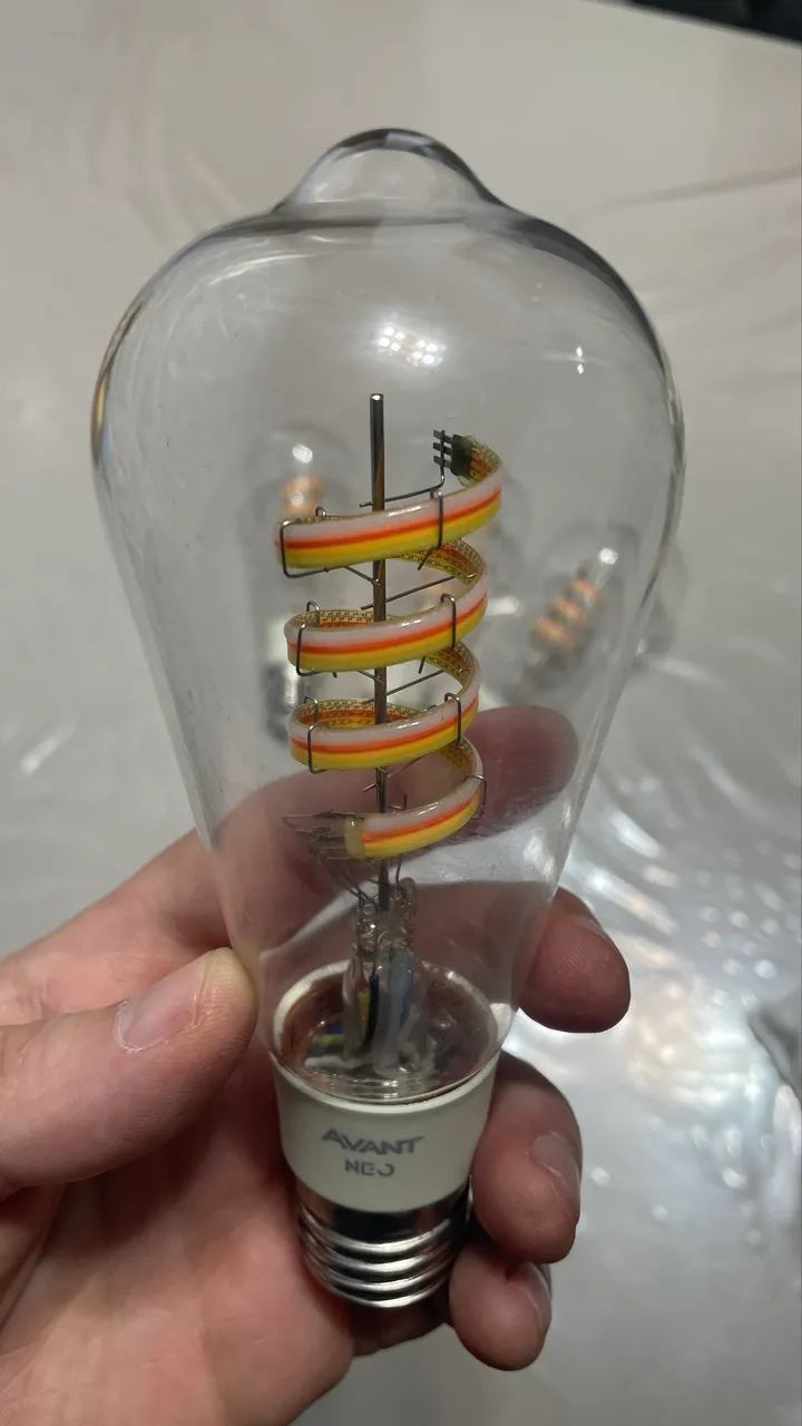 04 Lâmpada Led St64 Inteligente Smart Wifi
