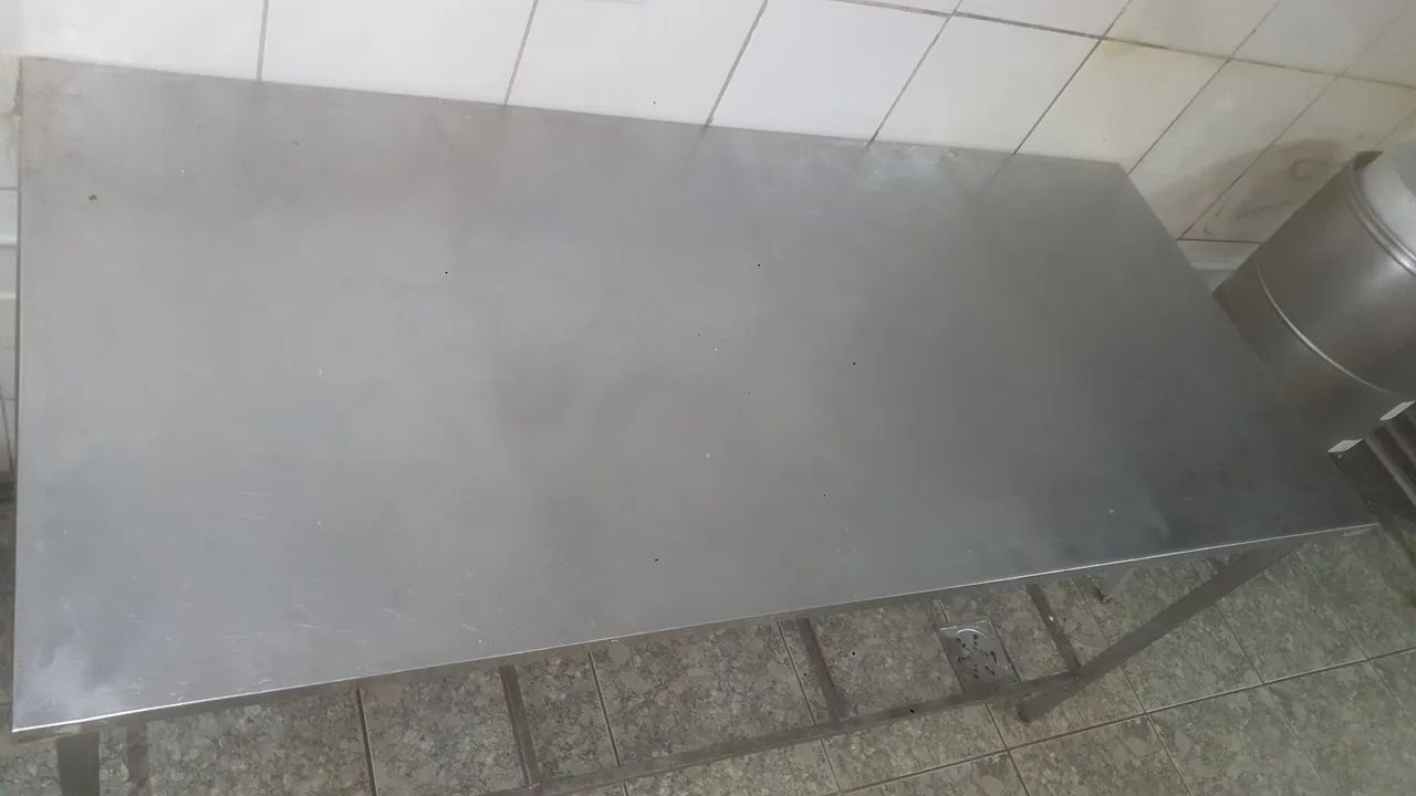 Mesa inox 1,90 X 0,80cm - Foto 2