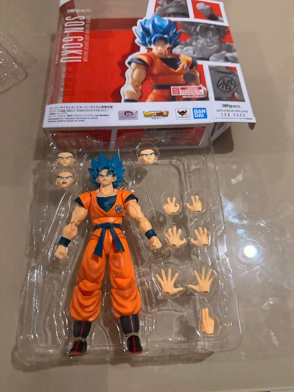 Goku god blu shf original bandai - Foto 2