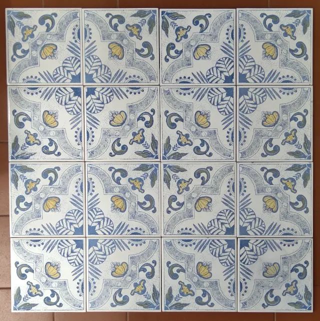 Painel decorativo de azulejo 15x15