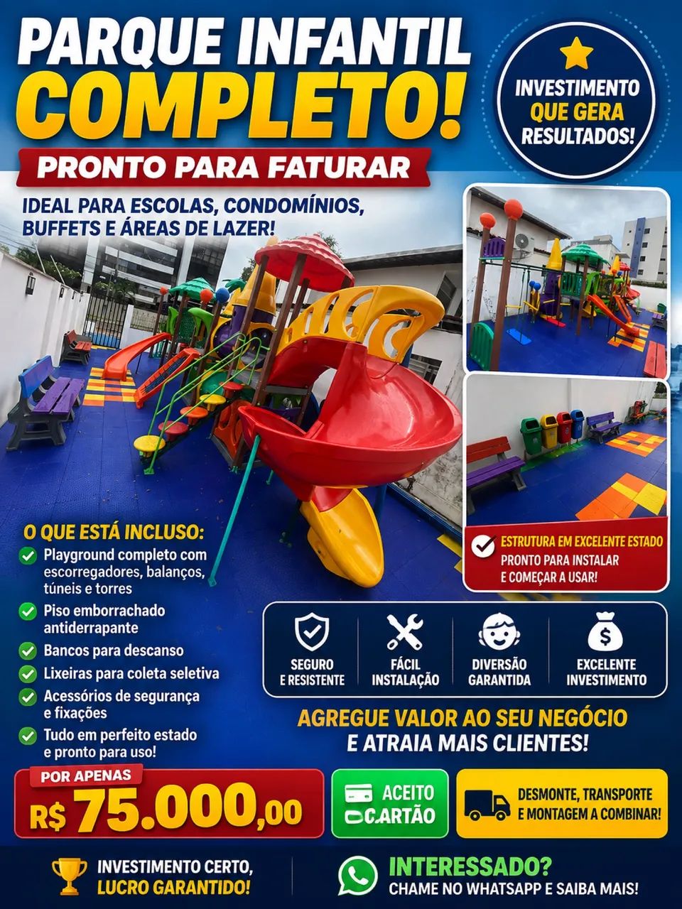 Parque infantil o completo  - Foto 2