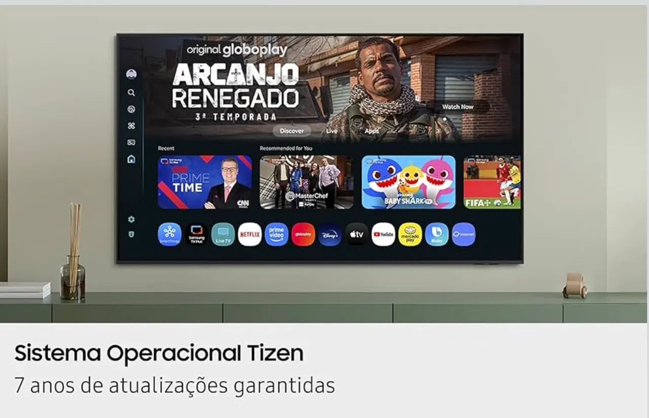 Smart TV 50" Samsung Crystal UHD 4K U8600F 2025 - Lacrada e Garantia - Foto 6