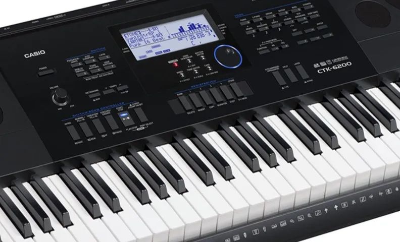 Teclado Casio CTK-6200 Arranjador Workstation Cartão SD