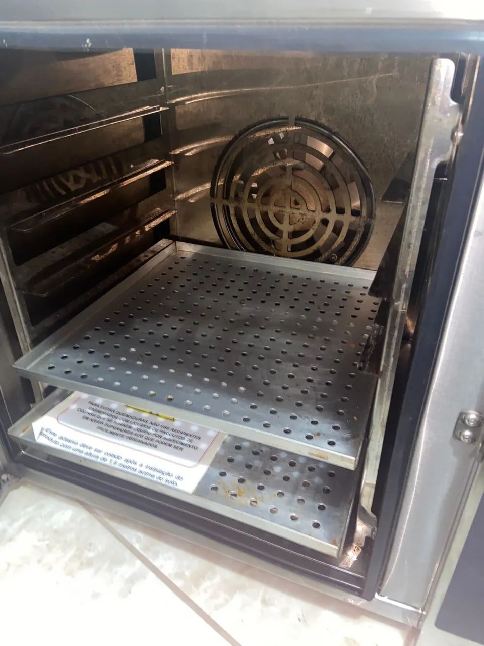 Forno Elétrico Convecção Wictory W5 60L 5 Prateleiras Vapor Cinza - Foto 3