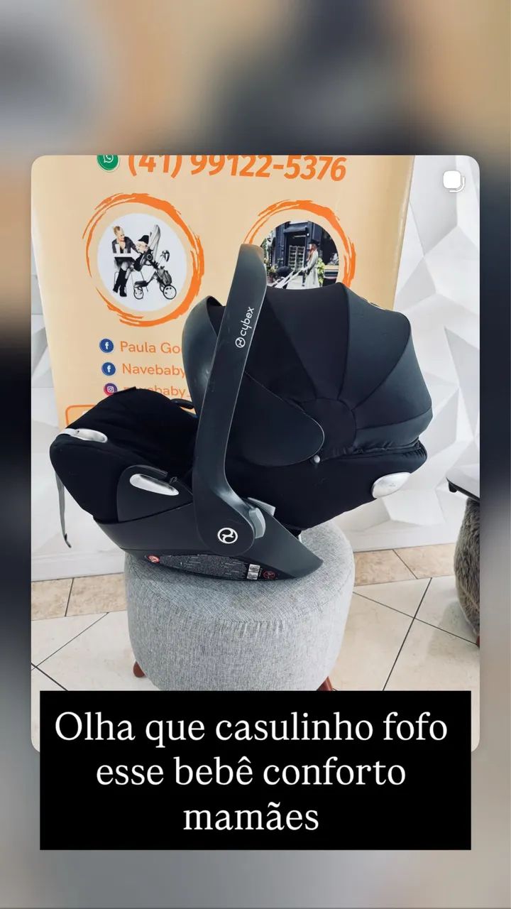 Bebê conforto Cybex com base isofix  - Foto 3