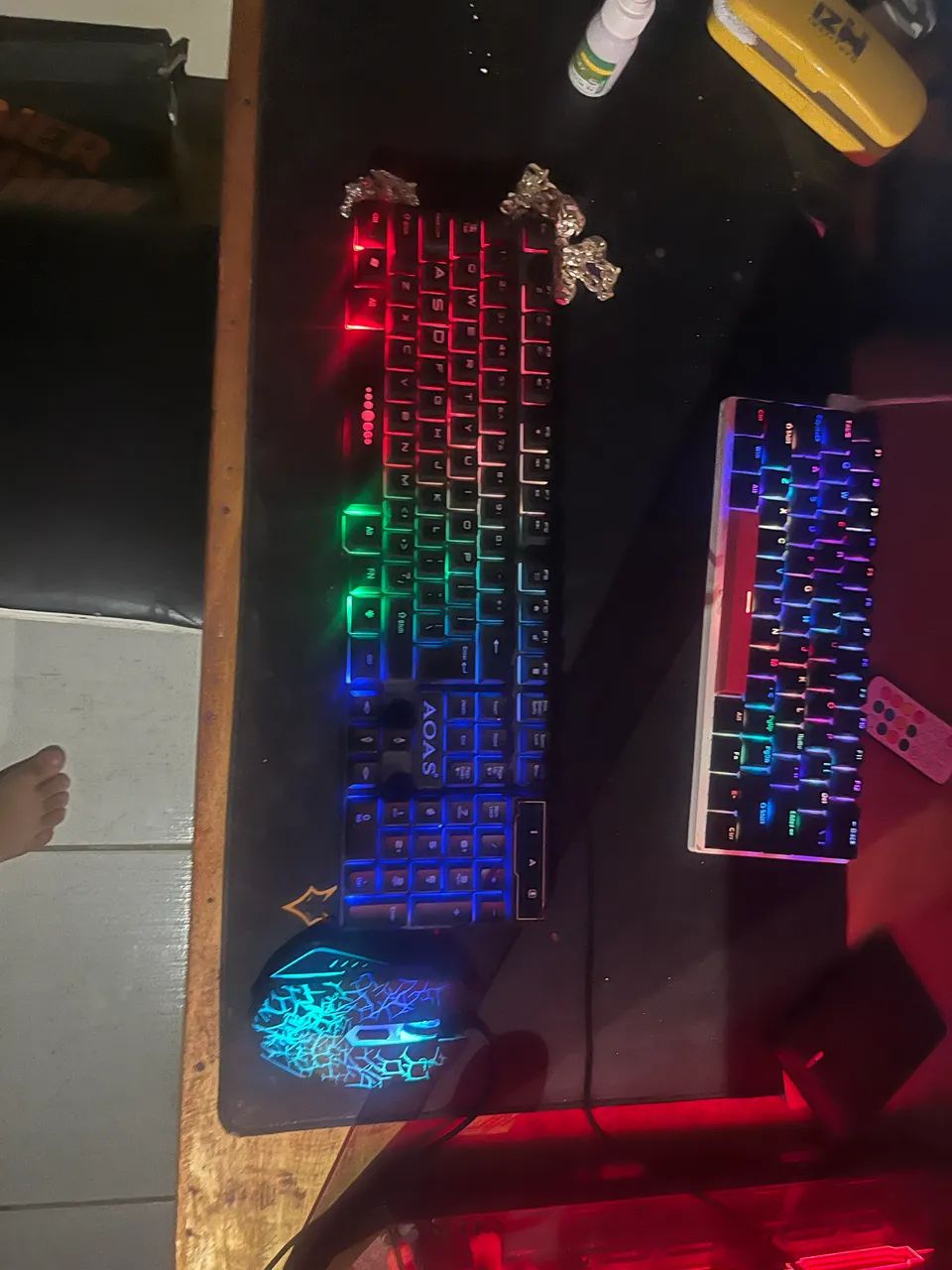 Teclado e mouse gamer
