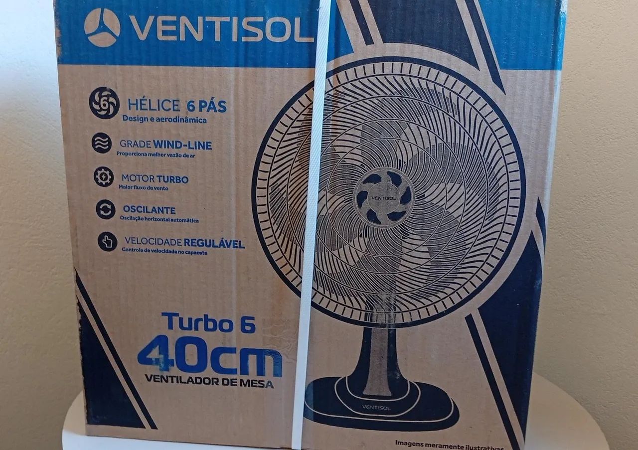 Ventilador de mesa 40 cm Ventisol  - Foto 3