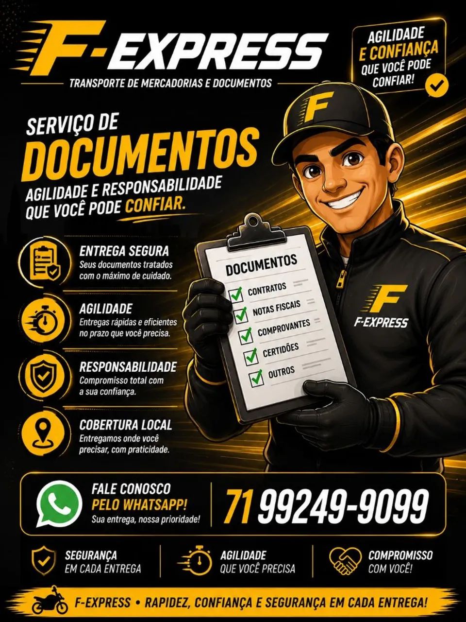 Precisando de Moto-boy? Eu sou a solução! - Foto 2
