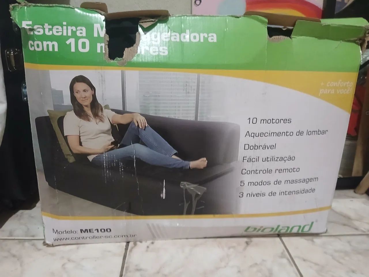 Esteira massageadora 