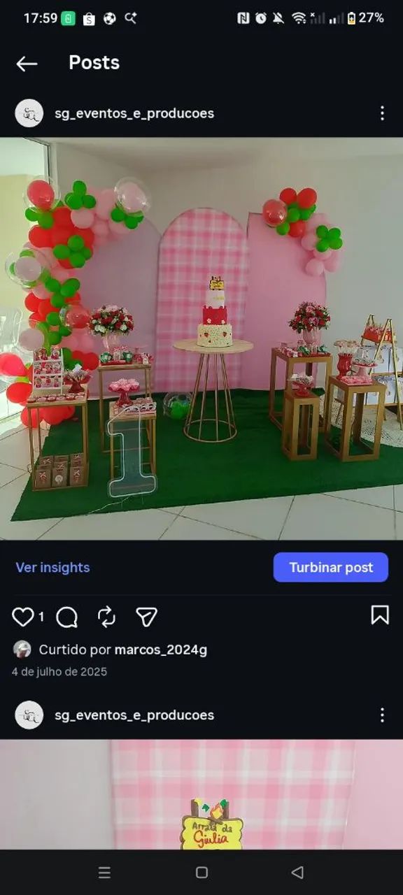 Serviço par seu evento 