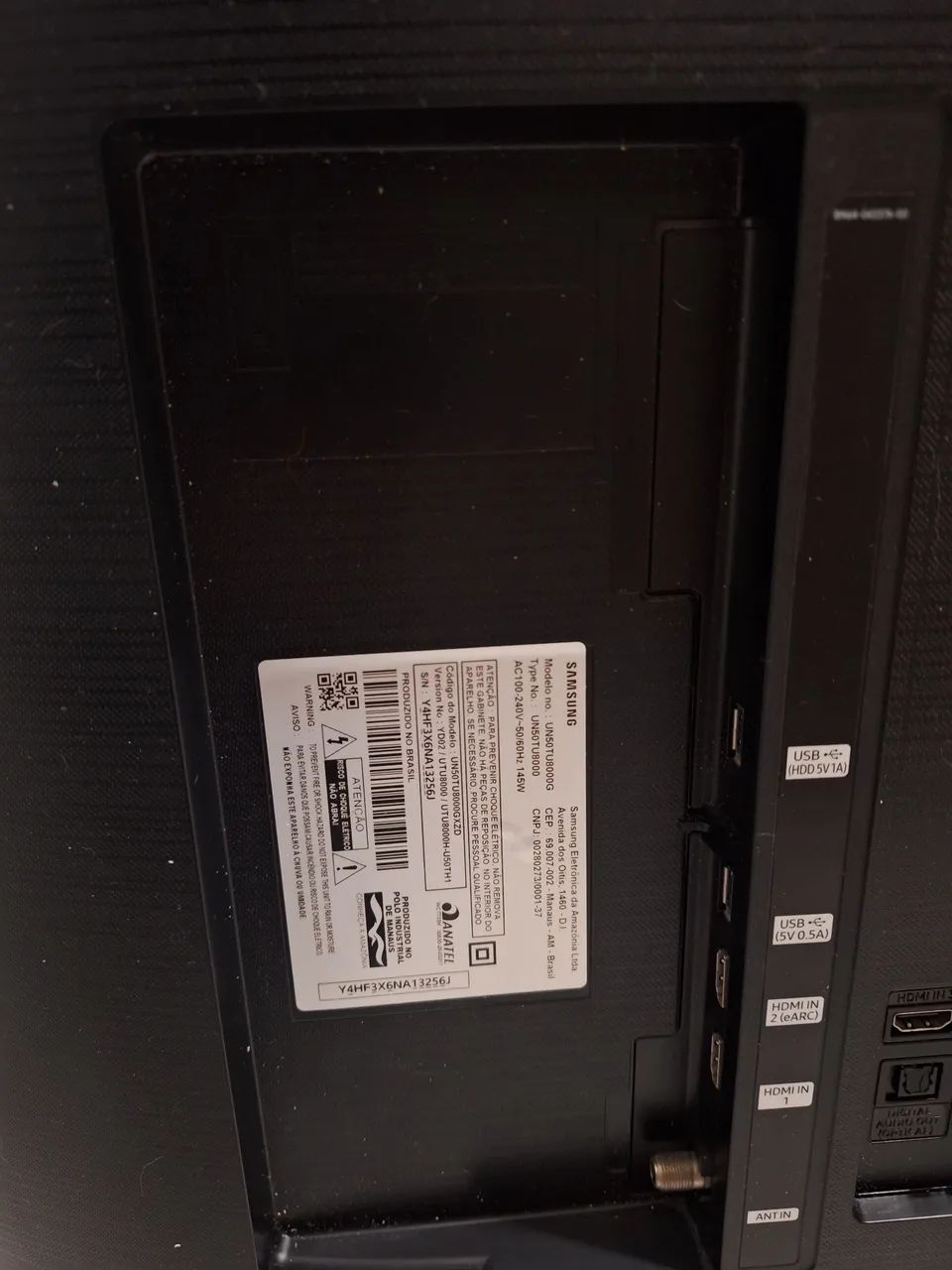 Samsung 50" 4K UHD Smart TV - COM DEFEITO - Foto 4