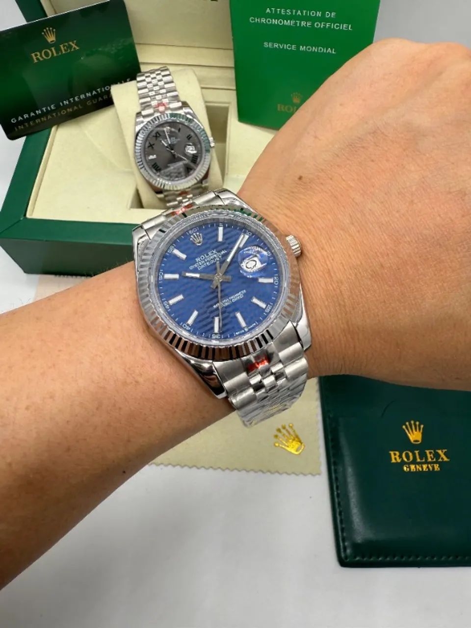 Rolex Datejust 41mm Azul - Foto 5