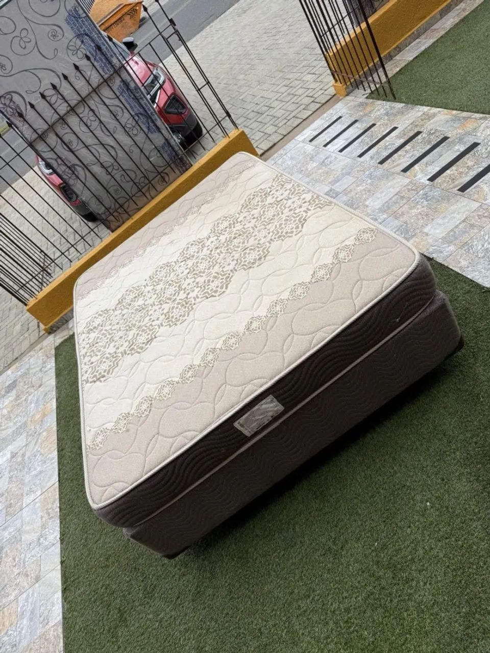 Colchão Casal + base BOX SEMINOVO - Entrego HOJE! 