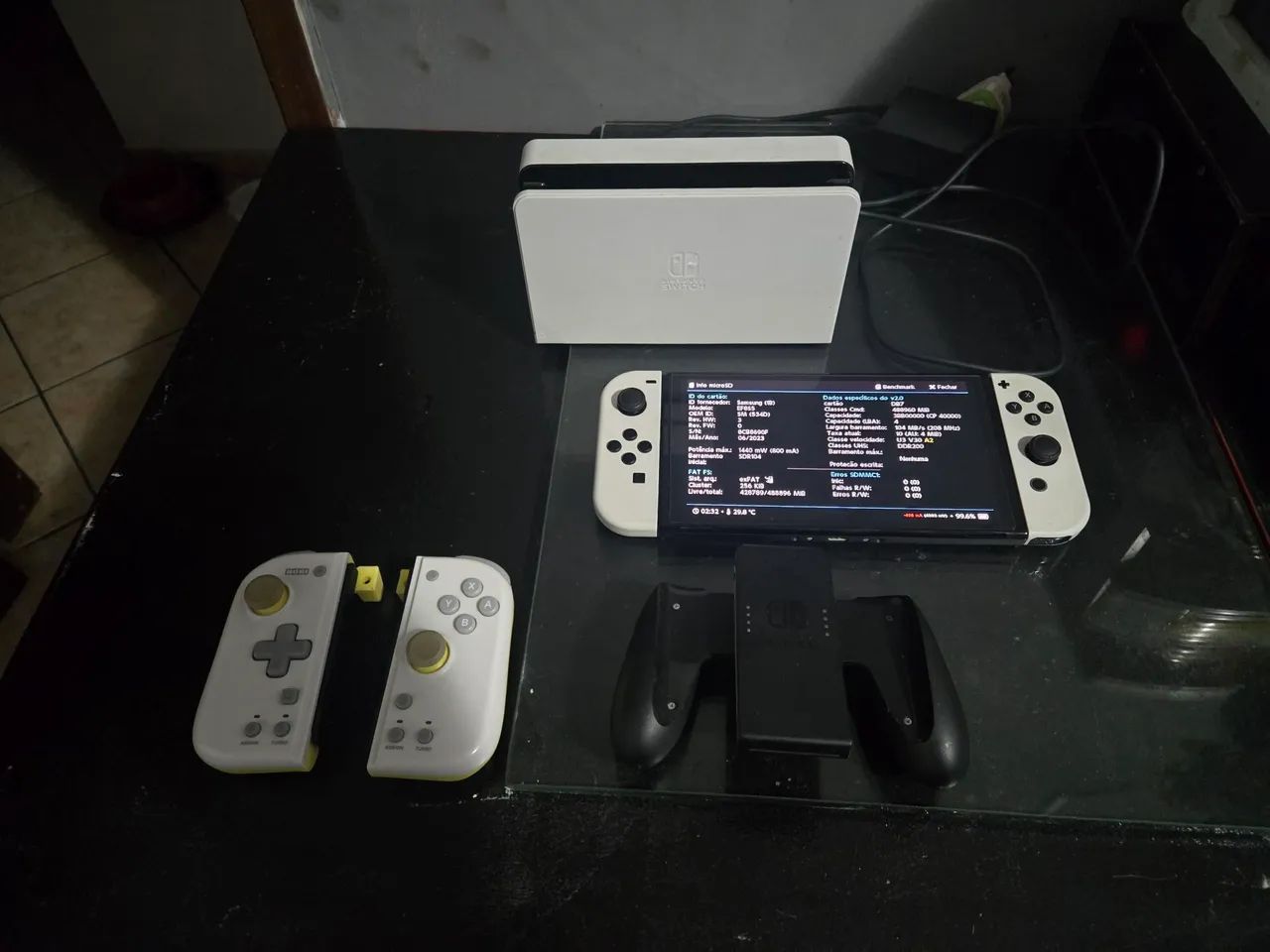 Nitendo switch oled desbloqueado 512GB 