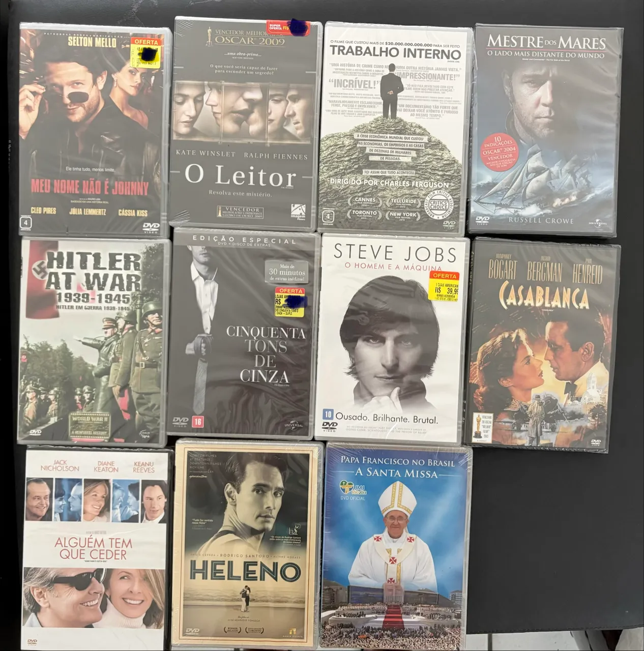 DVDS originais 20 cada um - DVD, Blu-Ray e Vídeo Cassete - Jatiúca