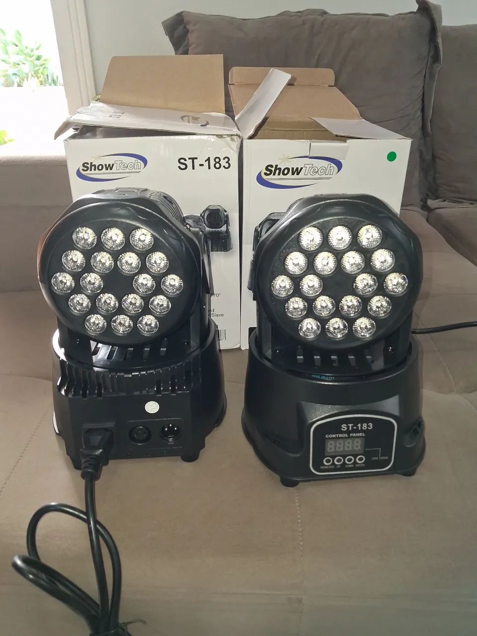 2 moving Head Led Wash Showtech novos  - Foto 3