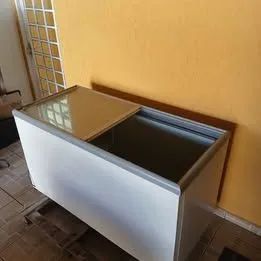 Freezer horizontal porta de correr vidro  - Foto 3