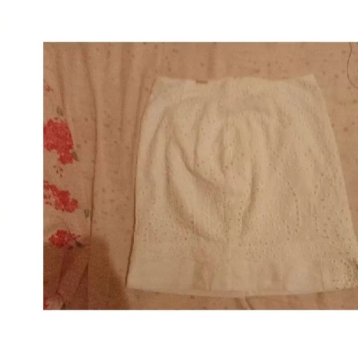 Saia branca com forro Mamo P - Foto 3