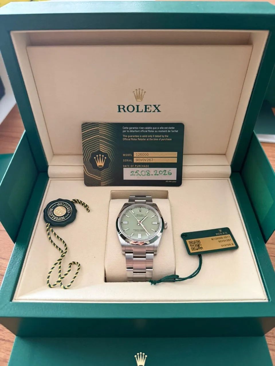 Rolex oyster perpetual pistache  - Foto 3