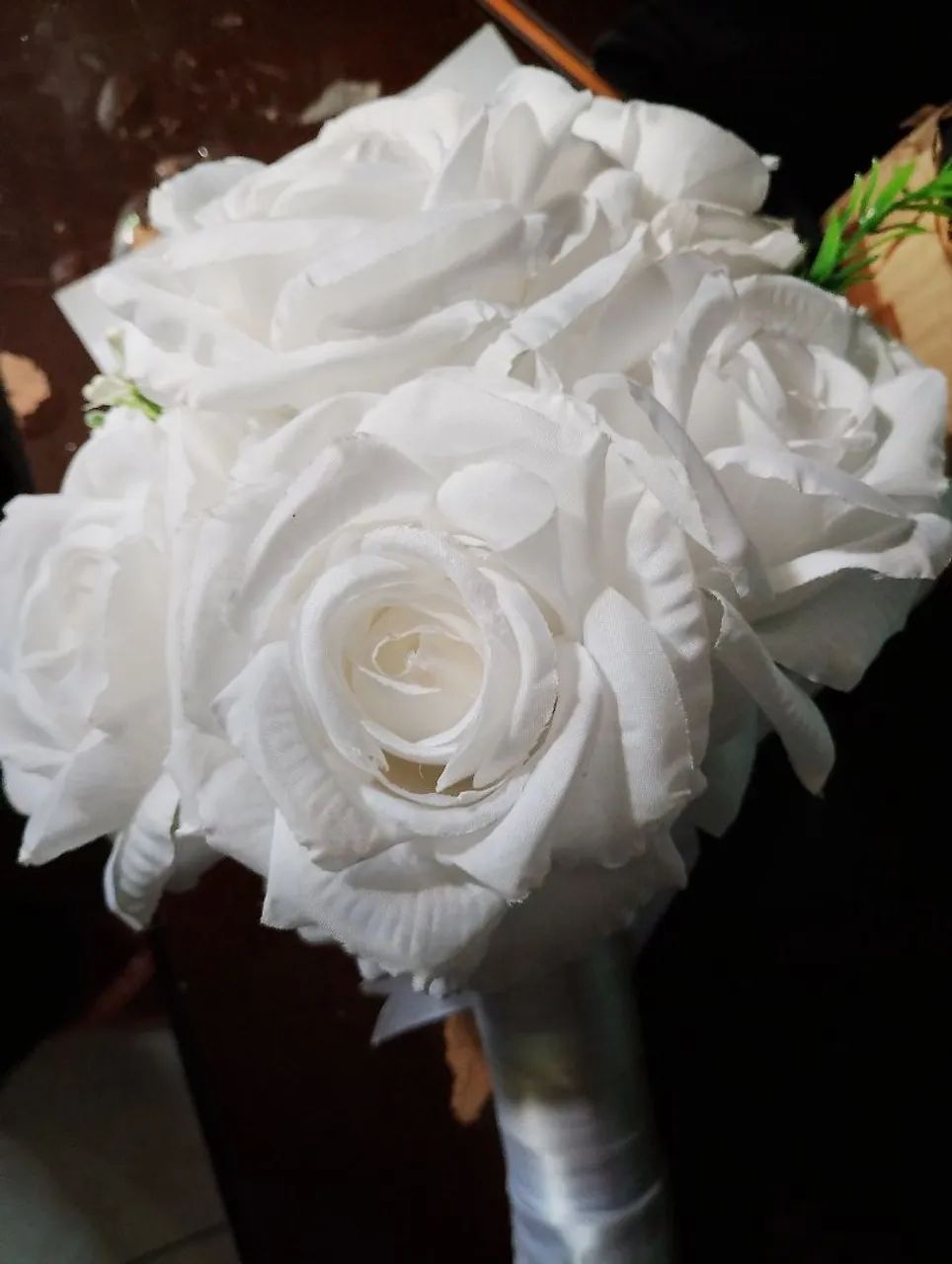 Buquê de rosas brancas  - Foto 2