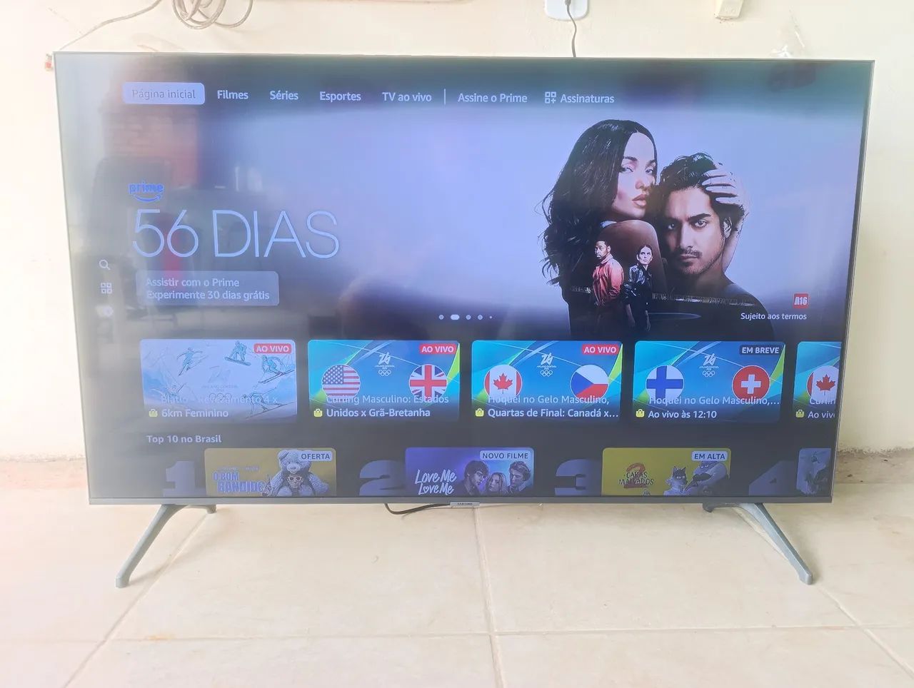 Smartv Samsung Crystal 4k 50 polegadas (18x no cartão de crédito) - Foto 4