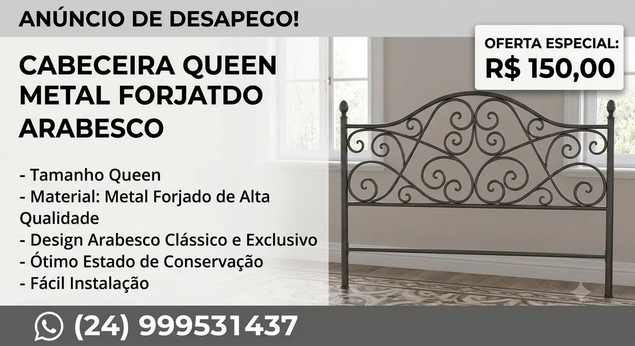 Cabeceira de cama queen