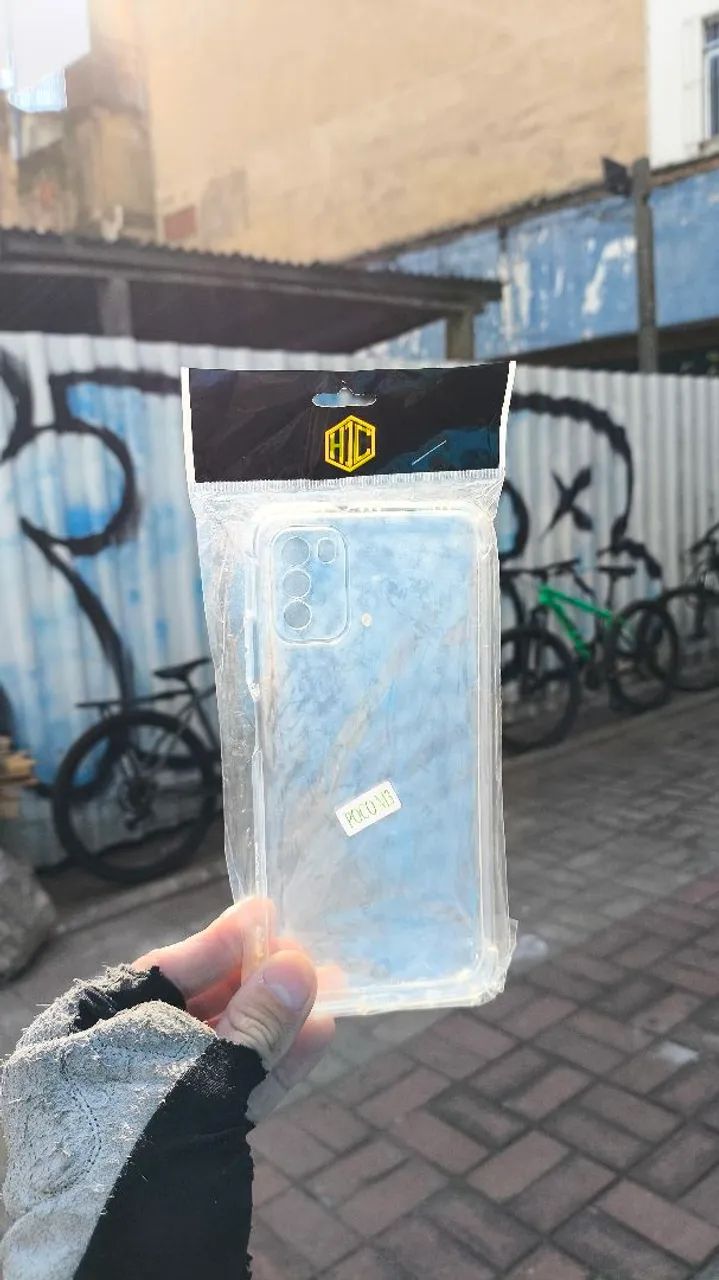 Capinhas Transparentes Xiaomi Poco: X7 Pro,M3,X7-5G,M6-4G,C85. - Foto 2