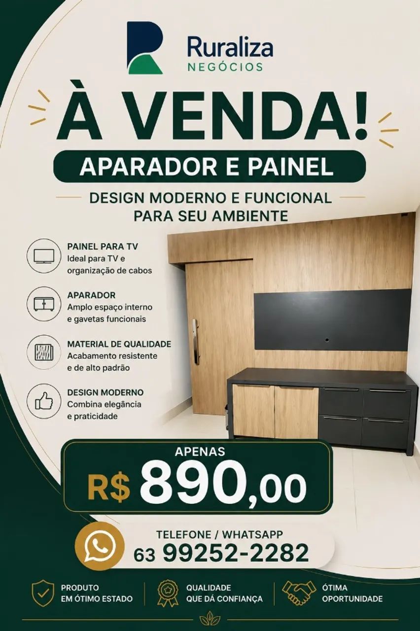 Painel + aparador 