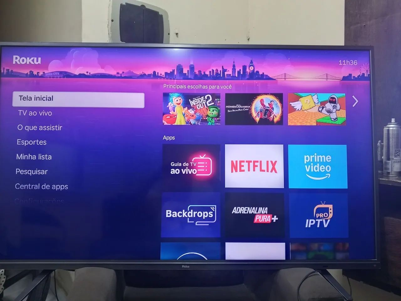 Vende se uma tv Philco 55 polegadas  - Foto 2