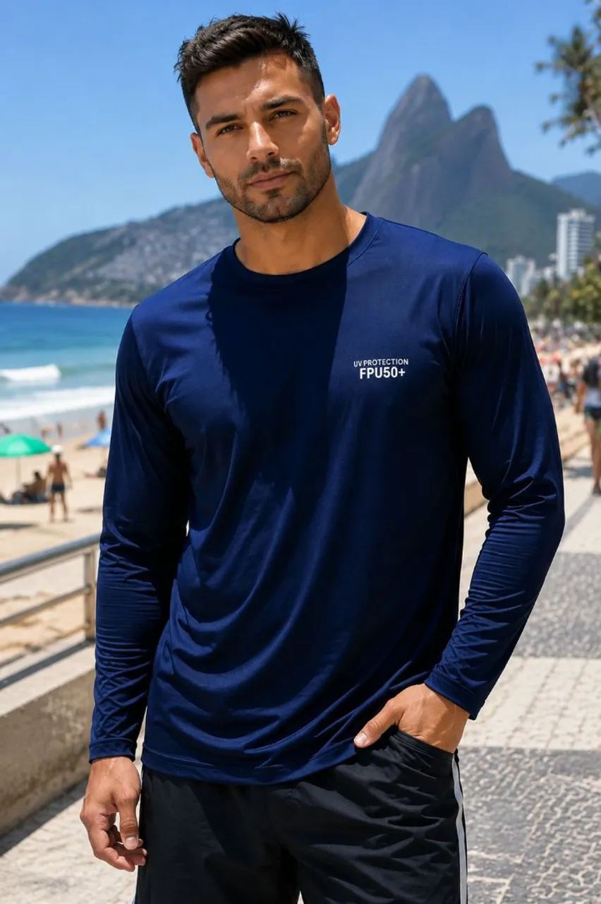 Camisa uv masculina - Foto 4