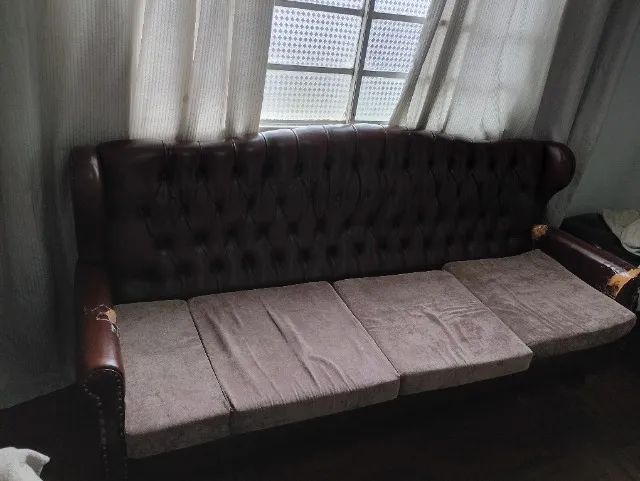 Sofá vintage marrom - Foto 3