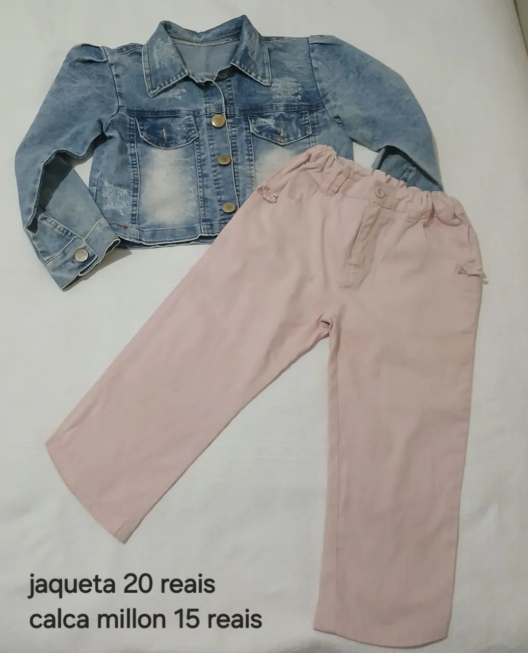 Jaqueta e calça tam 8